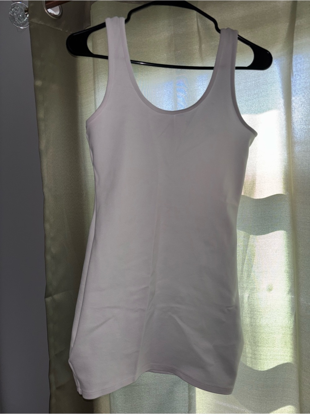 Fashion Nova White Scoop Neck DRESS